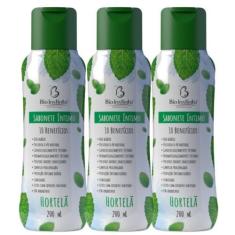 Imagem de Kit 3 Sabonete Líquido Íntimo Hortelã 200ml - Bio Instinto