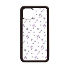 Imagem de Capa roxa pequenas estrelas notas musicais para iPhone 12 Pro Max para Apple Mini Mobile Case Shell