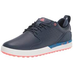Imagem de adidas Tênis de golfe masculino Flopshot Spikeless, Azul marinho/Blue Rush/Turbo, 41