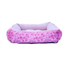 Imagem de Cama Pet Para Cachorro Ou Gato Tamanho Médio 60cm x 60cm Rosa - ÉDECAS