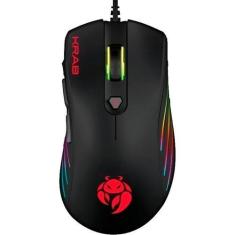 Imagem de Mouse Gamer Krab Specter KBGMR20 RGB 10000DPI - Preto (com Cabo) - Qua