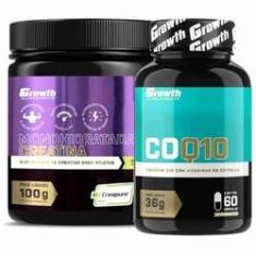 Imagem de Coenzima Q10 60 Caps + Creatina 100g Creapure Growth