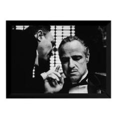 Imagem de Quadro Cena Clássica O Poderoso Chefão Foto Poster Moldurado