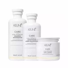 Imagem de Kit Keune Vital Nutrition Shampoo Condicionador e Máscara