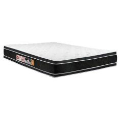 Imagem de Colchão Queen Espuma D33 Black White Euro Pillow Double Face (158x198x25) - Castor