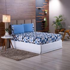 Imagem de Jogo De Cama Refúgio Casal Percal 100% Algodão Luxo 3 Peças