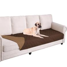 Imagem de Ameritex Cobertor impermeável para cama de cachorro para móveis, sofá, reversível