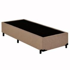 Imagem de Cama Box Solteiro Starflex Suede Bege 78X188x42