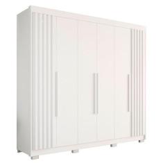 Imagem de Guarda-Roupa Casal Com Pé 6 Portas 6 Gavetas Granada 100 Mdf Sallêto M