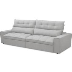 Imagem de Sofá Retrátil Reclinável Para Sala de Estar Living 290cm Dimas F04 Bou