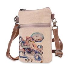 Imagem de COTT N CURLS Polvo - Carteiras de pulso para mulheres, bolsas transversais, sacola, bolsa para celular, bolsa pequena, Off-white