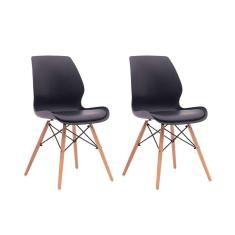 Imagem de Conjunto Com 2 Cadeiras Eames Eiffel Rubi 