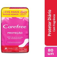 Imagem de Protetor Diário Proteção com Perfume, Leve 80 Pague 60, Carefree, 80 Unidades