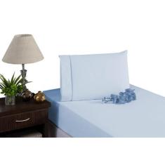 Imagem de Lençol Solteirão 400 Fios 2 Peças 100% Algodao - Rafaloro