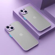 Imagem de Capa de telefone fosca para iPhone 13 12 11 14 Pro Max Mini luxuosa capa à prova de choque de silicone macio para iPhone X XS Max XR 15 7 8 Plus SE, roxa, para iPhone 14 Plus