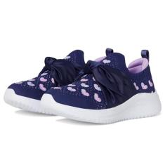 Imagem de Skechers Tênis feminino Ultra Flex 3.0, Azul marinho/multi, 2.5 Little Kid