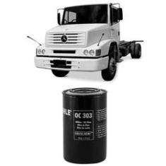 Imagem de Filtro Óleo Mercedes Benz L1218 OM366 89 a 2004 Metal Leve
