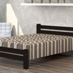 Imagem de Cama Queen Size Itália de Madeira Maciça Angelim Tabaco