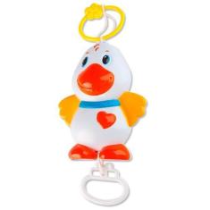 Imagem de Móbile Musical Patinho Branco para Bebê com Musica - Zoop Toys
