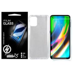 Imagem de Capa Anti Impacto + Película De Vidro Novo Moto G9 Plus Xt2087 6.8 - C
