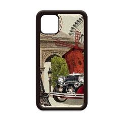 Imagem de Old Car France Torre Eiffel para iPhone 12 Pro Max Capa para Apple Mini Mobile Case