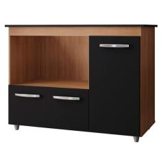 Imagem de Balcão Para Cooktop 4 Bocas Ana Mobbs Savana Preto