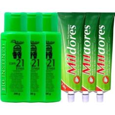 Imagem de Kit 3 Creme Para Massagem Mildores 100G 3 Gel Detonador 100G - Bio Ins