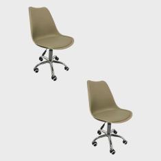 Imagem de Kit 2 Cadeiras Escritório Giratória Chicago