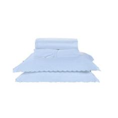 Imagem de Jogo Lençol Queen Lácio 4Pçs 400 Fios 100% Algodão Egípcio - Doce Lar 