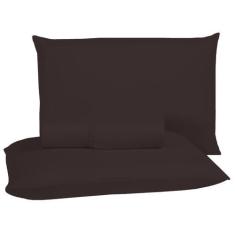 Imagem de Conjunto Lençol Cama Queen 4 Peças 400 Fios Com Elástico E Fronhas Toq