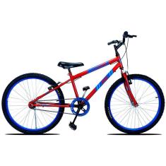 Imagem de Bicicleta Aro 24 Forss Spike Sem Marchas - Vermelho