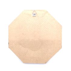 Imagem de Quadro Oitavado Profissão Veterinária Moldura Madeira 18 Cm