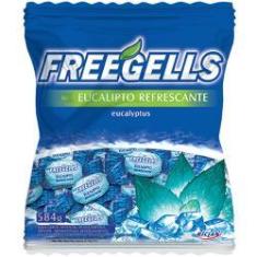 Imagem de Bala Dura Eucalipto Refrescante Freegells 584g - Riclan