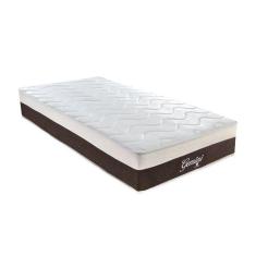 Imagem de Colchão Solteiro Gemini Molas Ensacadas (26x88x188) Grafite e Branco