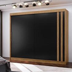 Imagem de Guarda Roupa Casal 2 Portas de Correr 4 Gavetas Seul MX Móveis