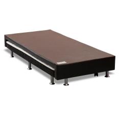Imagem de Cama Box Base C Auxiliar Universal Solteiro Revolution Courano Nero Black 88X188 Ortobom