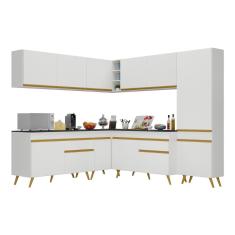 Imagem de Armário Cozinha Completa de Canto Veneza Multimóveis V2067