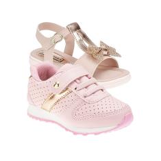 Imagem de Tênis Com Luzinha Led Menina - KIT 2 PARES Tam 20 ao 34-Feminino