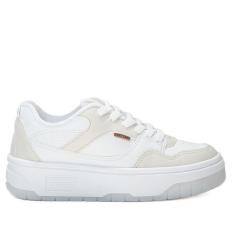 Imagem de TÊNIS DE AMARRAR ESTRUTURADO BRANCO E NUDE C 30533 0001 0005 ANACAPRI-Feminino