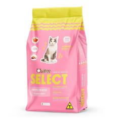 Imagem de Ração para Gato Quatree Select Adulto Sabor Salmão e Arroz 3Kg