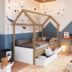 Imagem de Cama Infantil Montessoriana sem colchão com Gavetas Linha Infanto CCM0