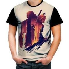 Imagem de Camiseta Camisa Personalizada The Witcher Geralt De Rívia 5
