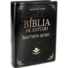 Imagem de Bíblia de Estudo Matthew Henry - Preta - Matthew Henry - 7899938404157