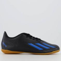 Imagem de Chuteira Adidas Deportivo Ii In Futsal Preta E Azul
