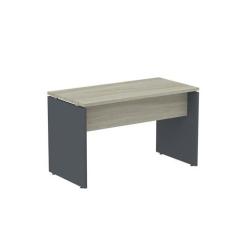 Imagem de Mesa para Escritório Retangular 120cmx60cm P25 Nogueira Casablanca/Branco