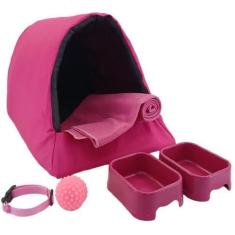Imagem de Kit Caminha Cachorro Cama Iglu Manta Mantinha Brinquedo Médio - Supri