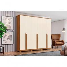 Imagem de Guarda Roupa Andreas 6 Portas Nature-off White - Henn