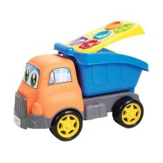 Imagem de Caminhão De Brinquedo Cubos Didáticos Turbo Truck - Maral Com Acessóri