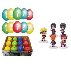 Imagem de Kit 10 Ovos Surpresa Miniaturas Colecionáveis Naruto Ninjas - Tiktoys