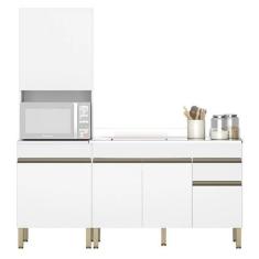 Imagem de Paneleiro E Balcão Gabinete Com Pia 150cm Lina K02 Supremo - Mpozenato